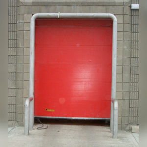 Stainless steel door barrier by Kent