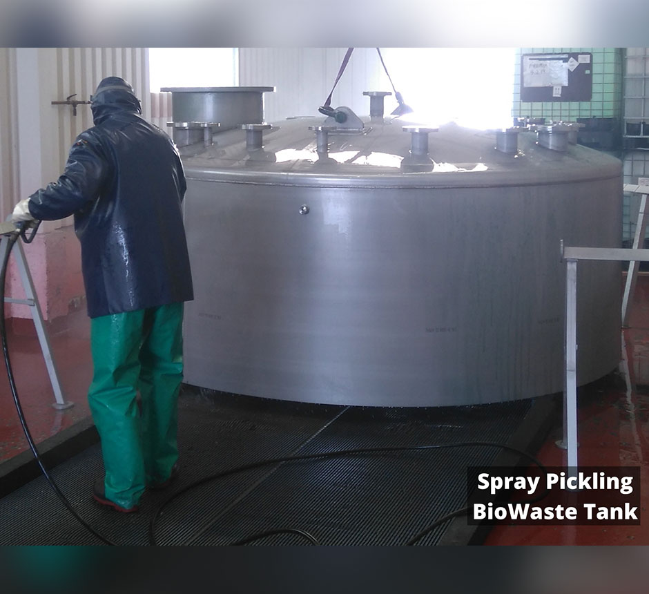 Spray Pickling BioWaste Tanks